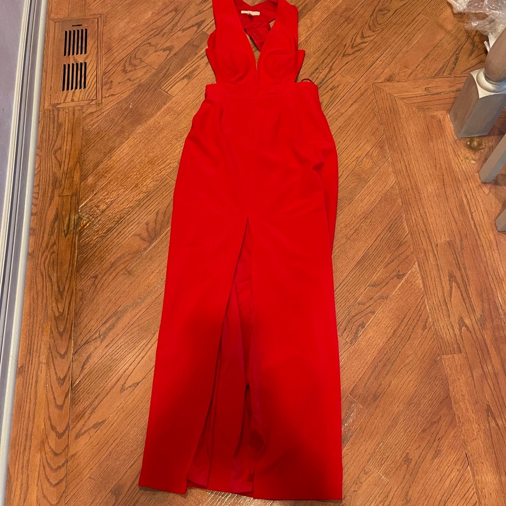 Aiden Mattox red evening dress in size 4